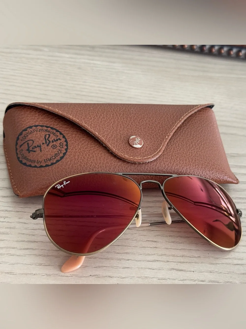 Ray-Ban | RB3025 Aviator Blaze | Red Lenses Mirror Flash | Large 58/14
